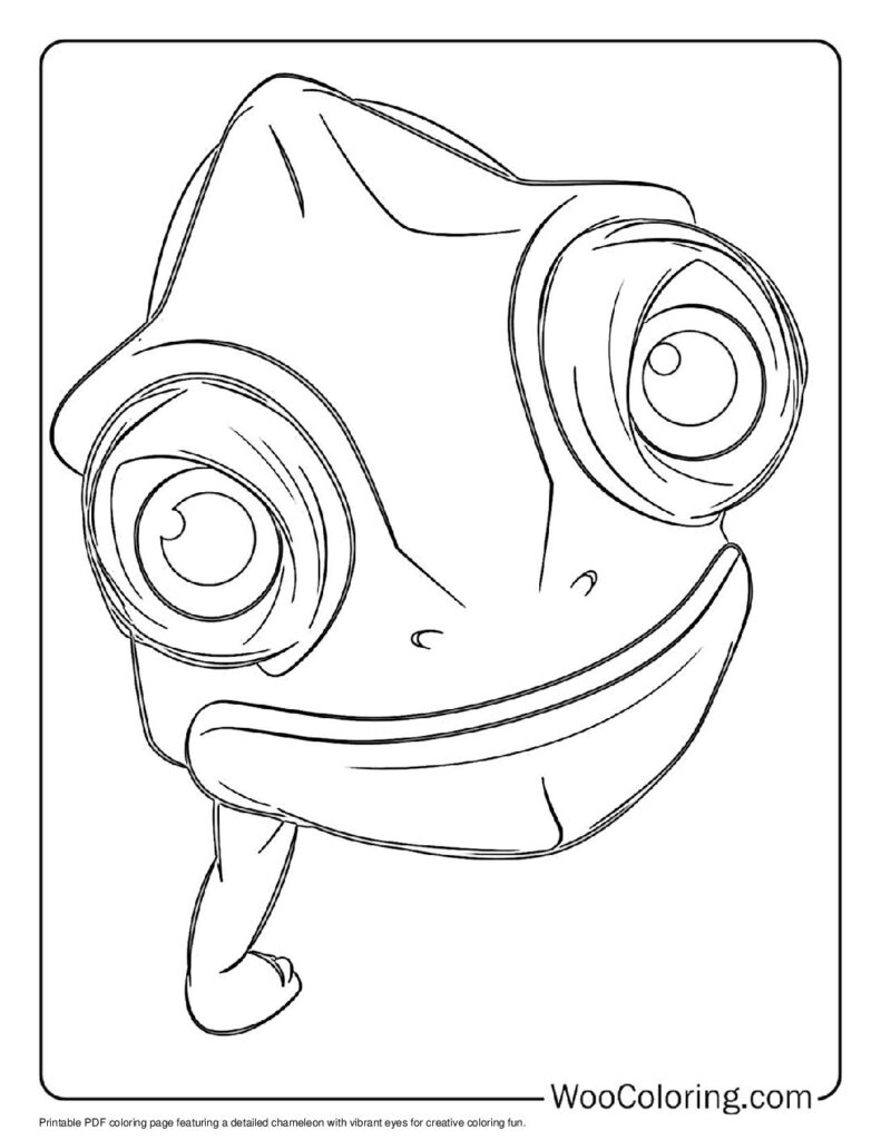 100  Chameleon coloring pages  Free PDF To Print  - 18