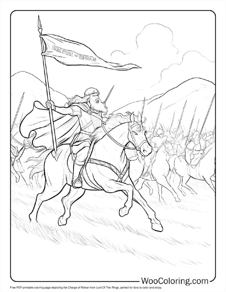 100  Lord Of The Rings coloring pages  Free PDF To Print  - 36