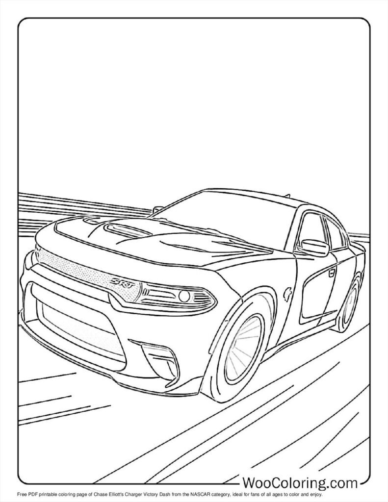 100  NASCAR coloring pages  Free PDF To Print  - 32