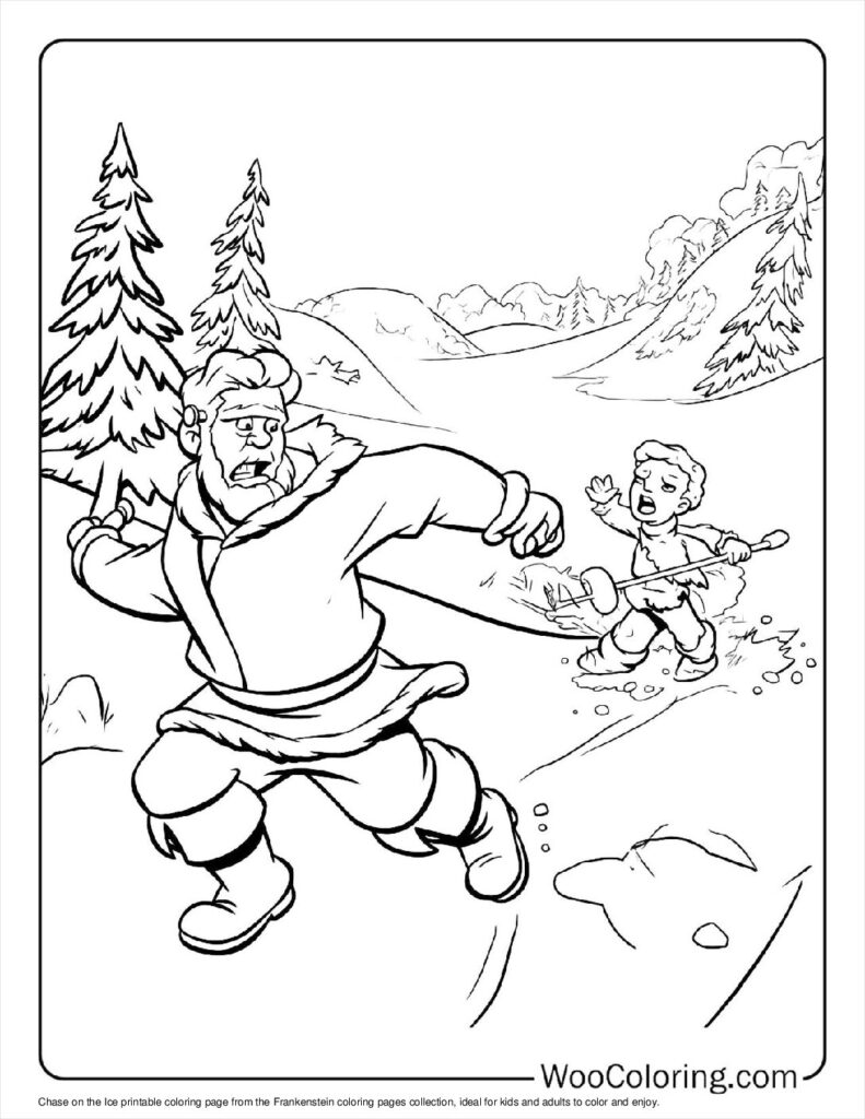 100  Frankenstein coloring pages  Free PDF To Print  - 71