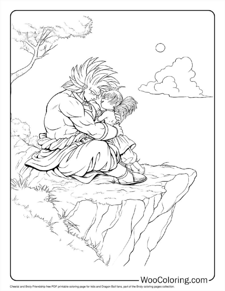 100  Broly coloring pages  Free PDF To Print  - 60