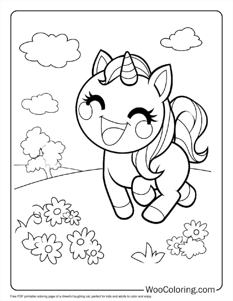 100  Unicorn Cat coloring pages  Free PDF To Print  - 44