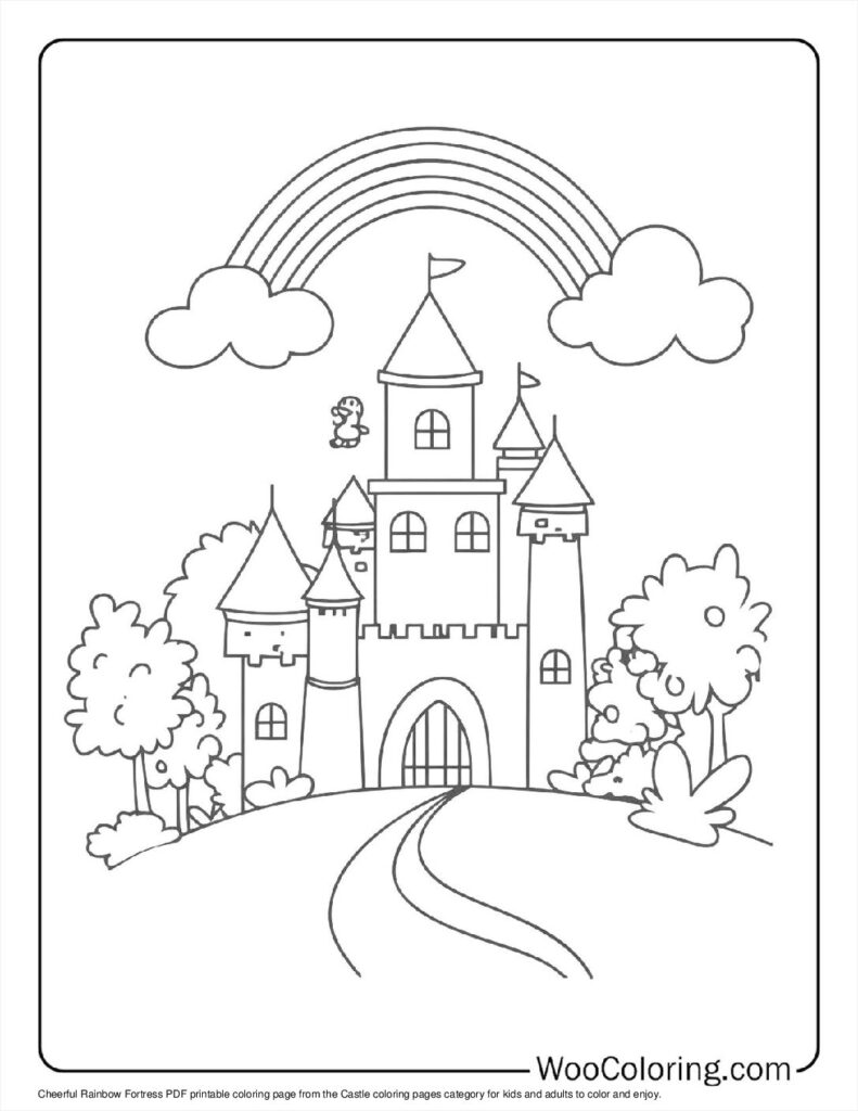 100  Castle coloring pages  Free PDF To Print  - 72