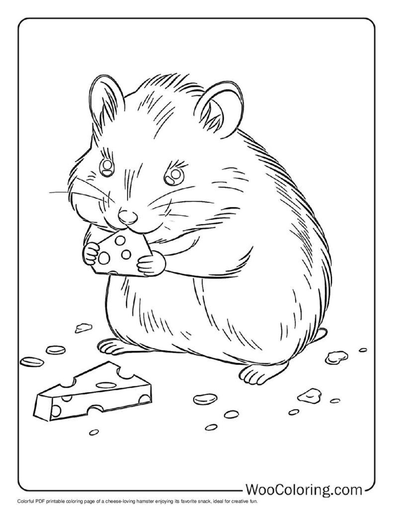 100  Hamster coloring pages  Free PDF To Print  - 21