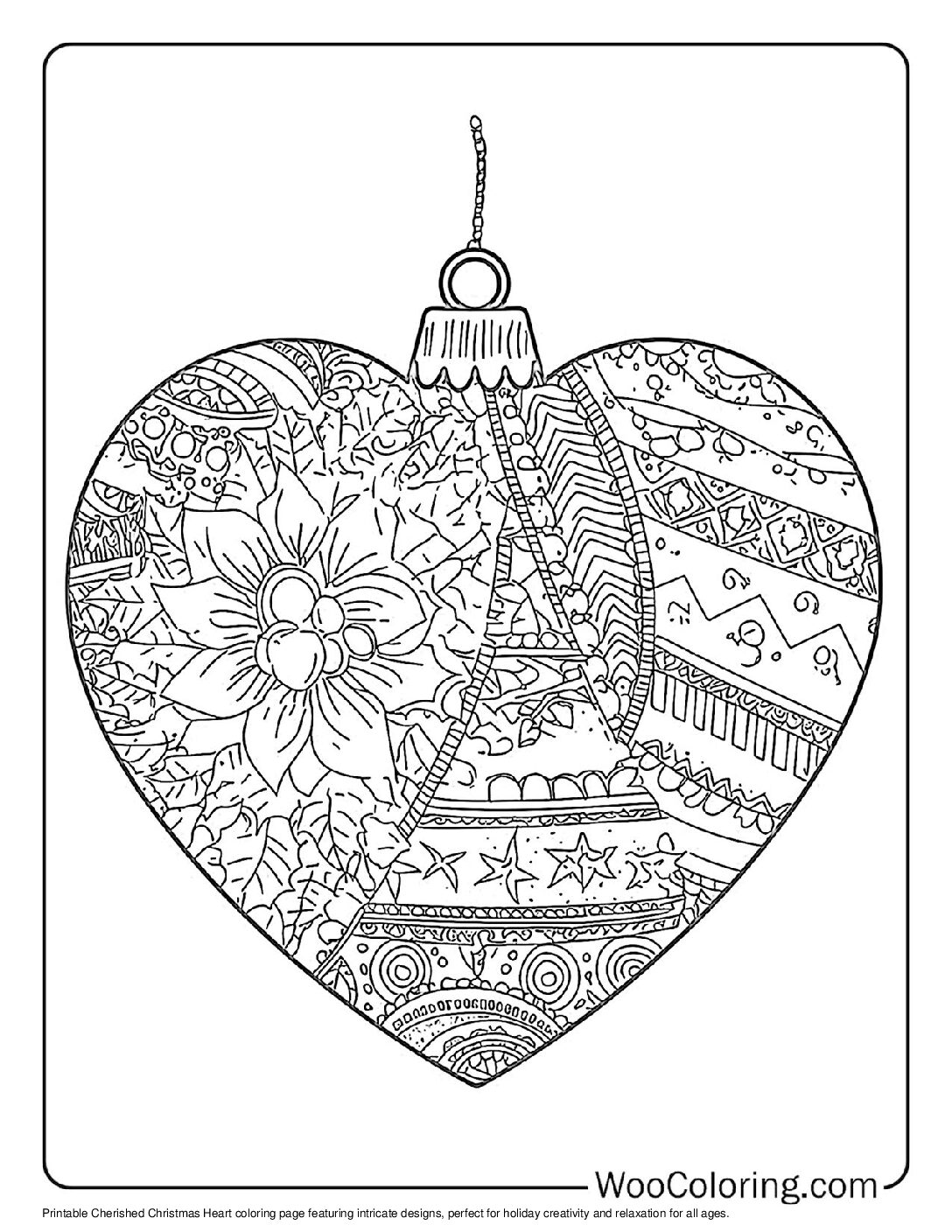100+ Christmas Ornament coloring pages (Free PDF To Print) | Woo Coloring