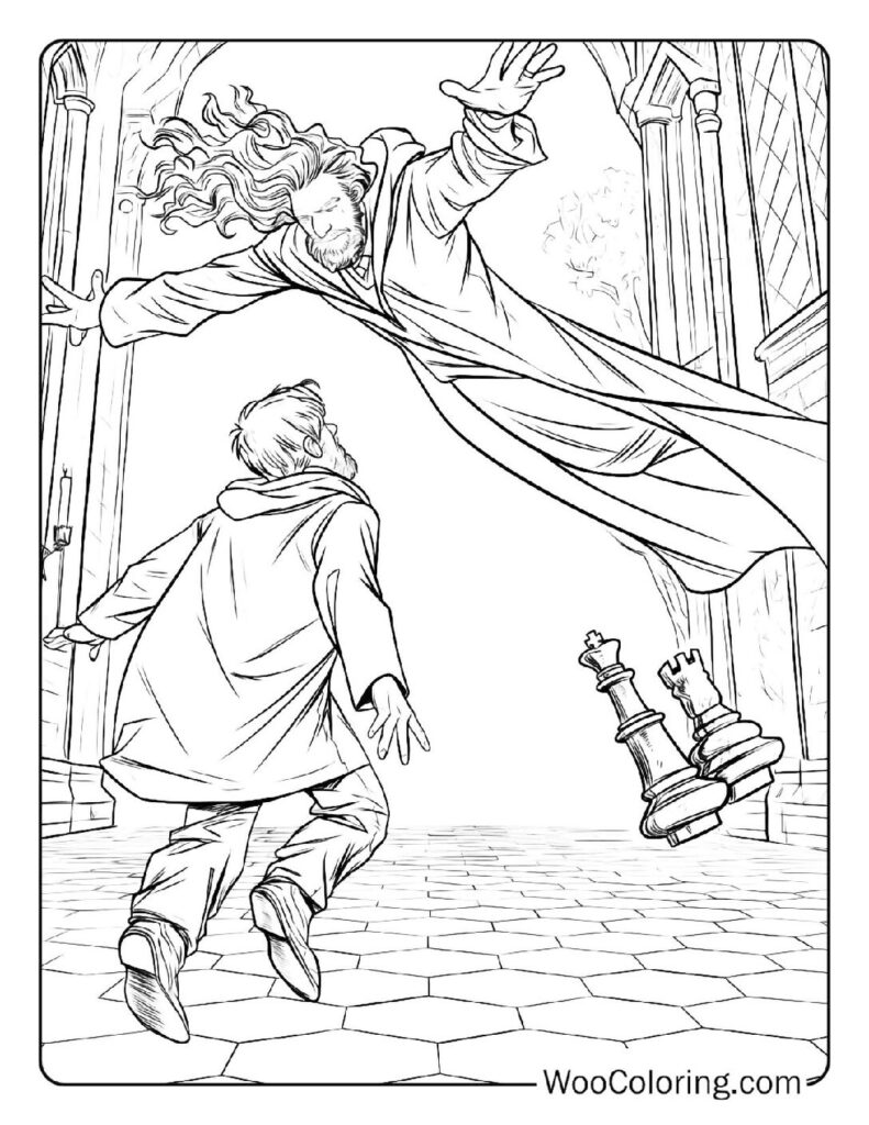 100  Harry Potter coloring pages  Free PDF To Print  - 25