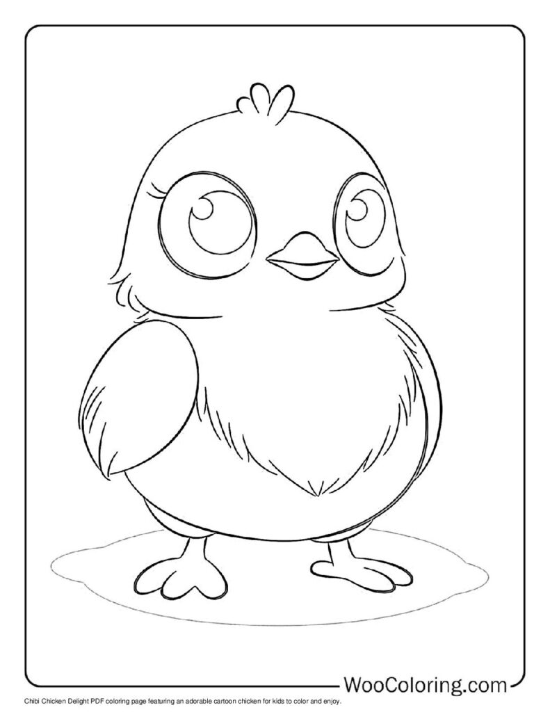 100  Chicken coloring pages  Free PDF To Print  - 85