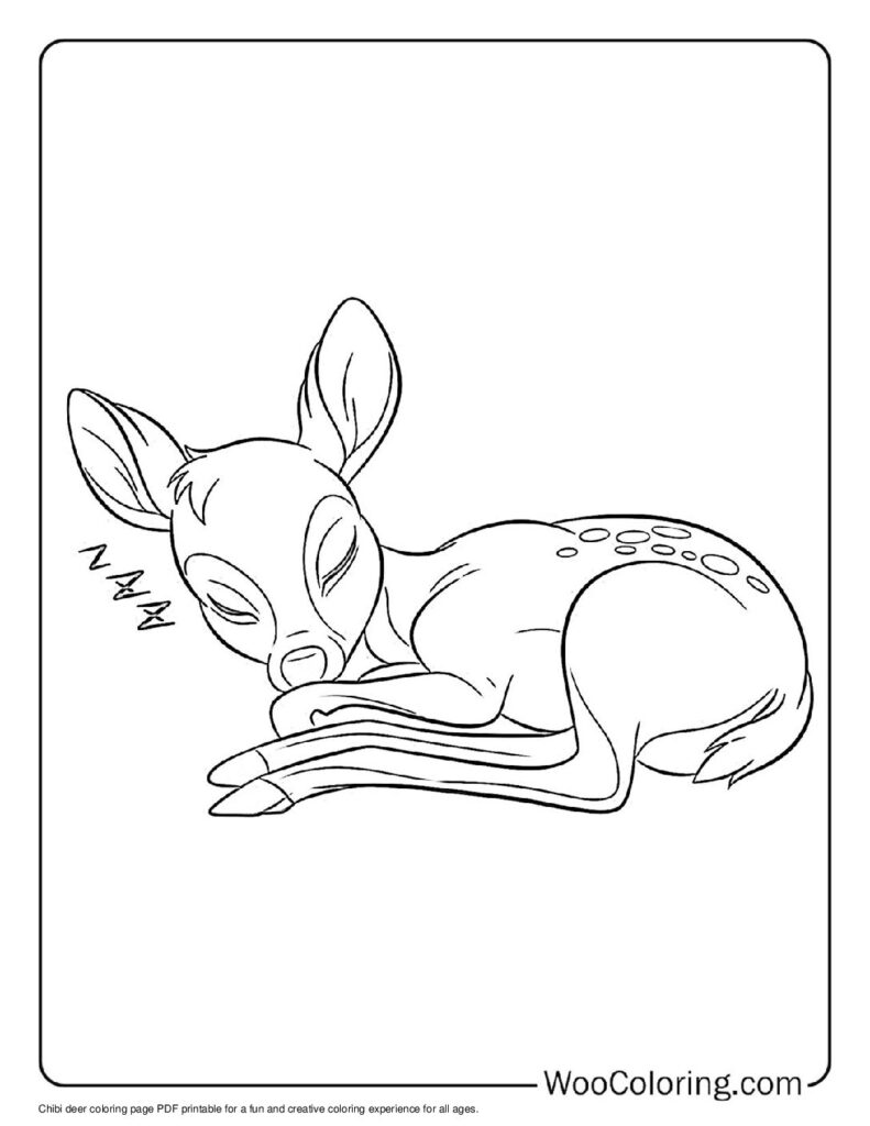 100  Deer coloring pages  Free PDF To Print  - 28