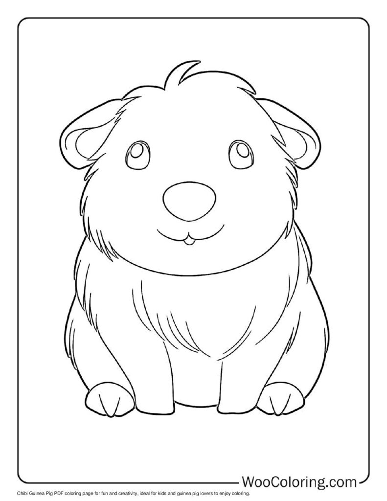 100 Guinea Pig coloring pages Free PDF To Print - 25