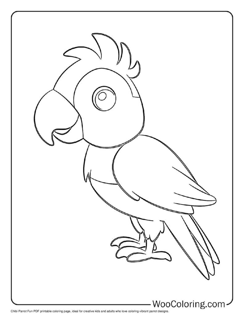 100  Parrot coloring pages  Free PDF To Print  - 39