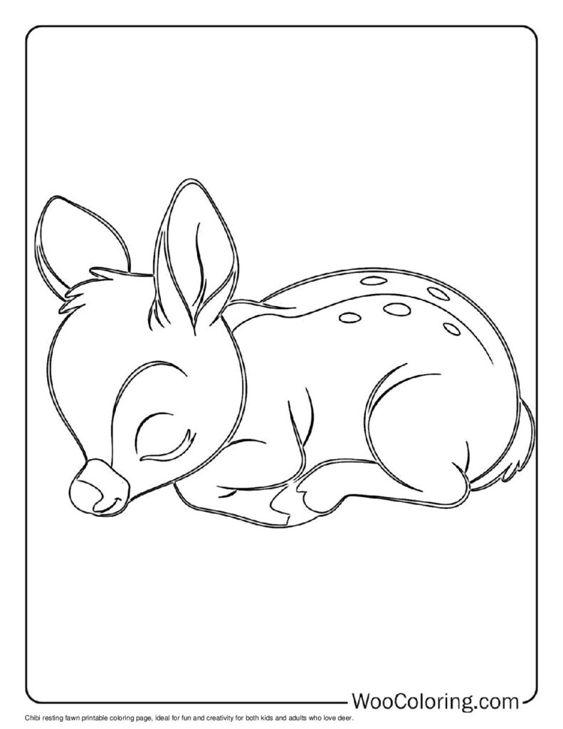 100  Deer coloring pages  Free PDF To Print  - 21