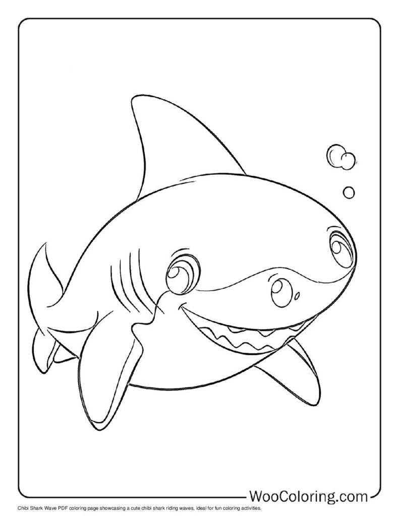 100  Shark coloring pages  Free PDF To Print  - 64