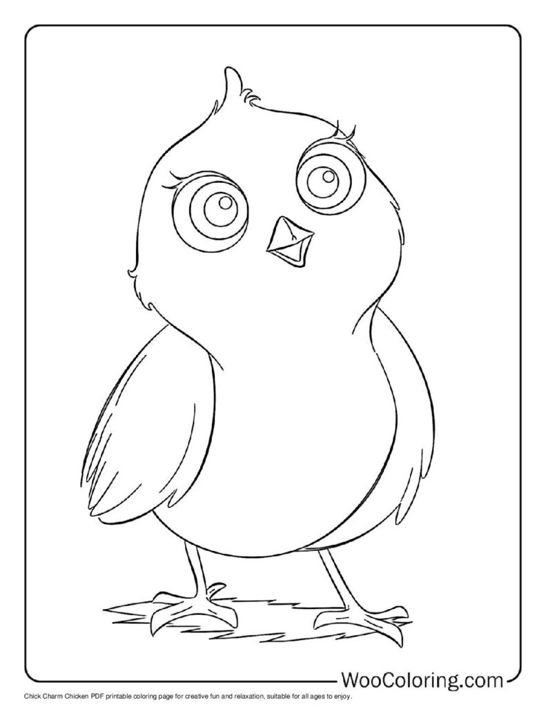 100  Chicken coloring pages  Free PDF To Print  - 43