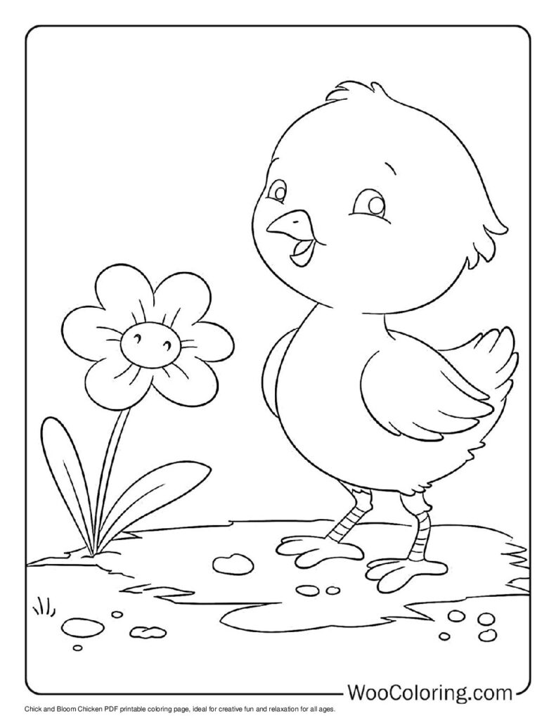 100  Chicken coloring pages  Free PDF To Print  - 49