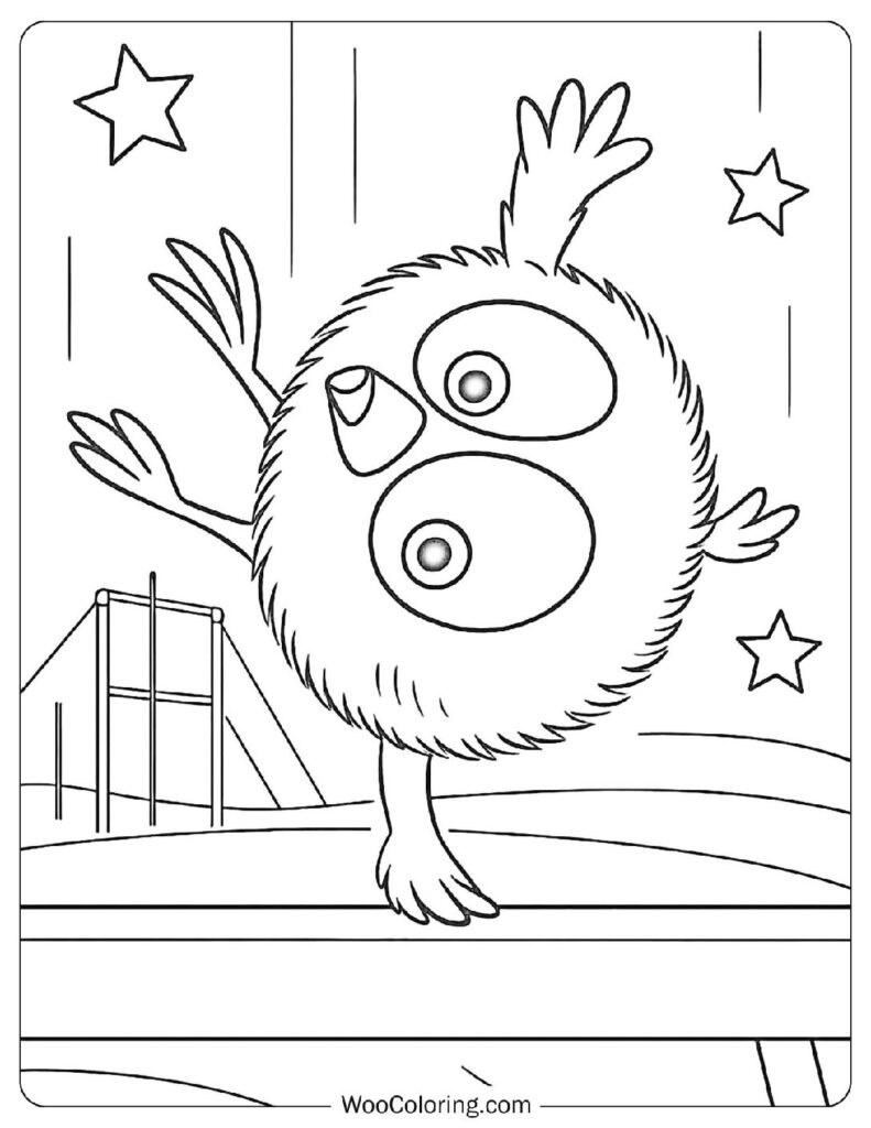 22 Gymnastics Coloring Pages  Free PDF To Print  - 72