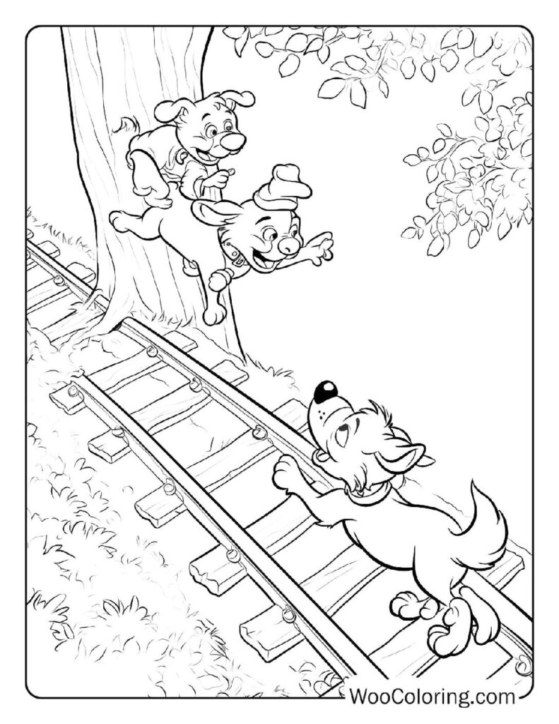 Chief and the Train Tracks