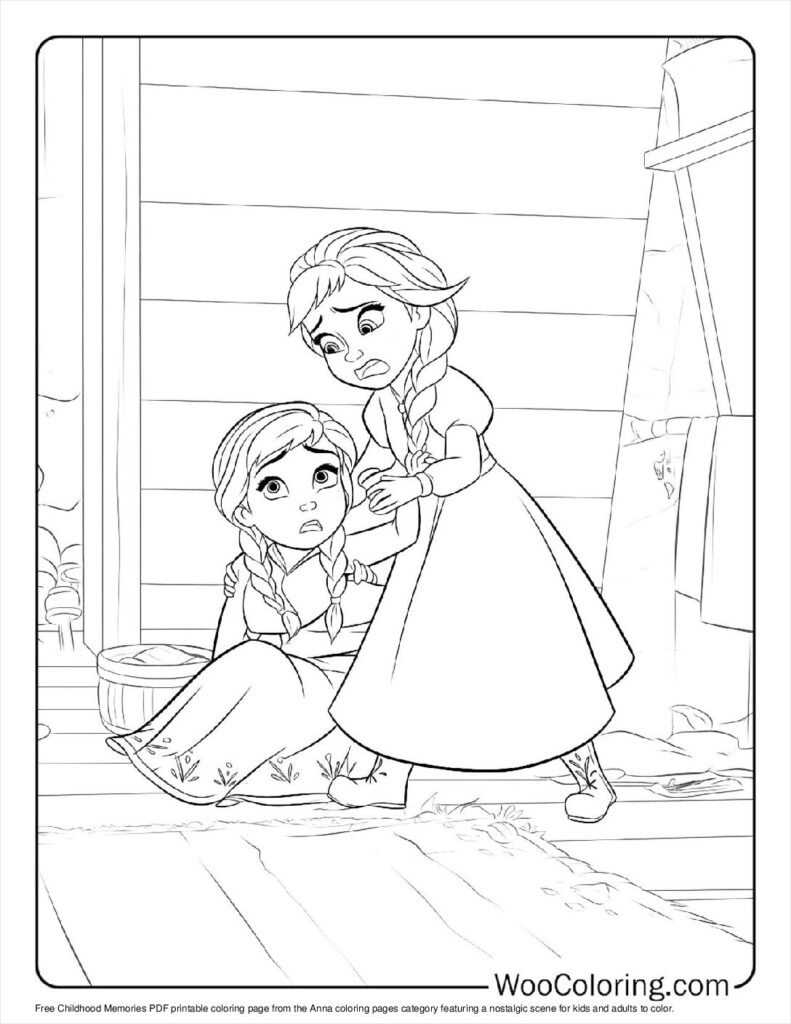 Childhood Memories Coloring Page