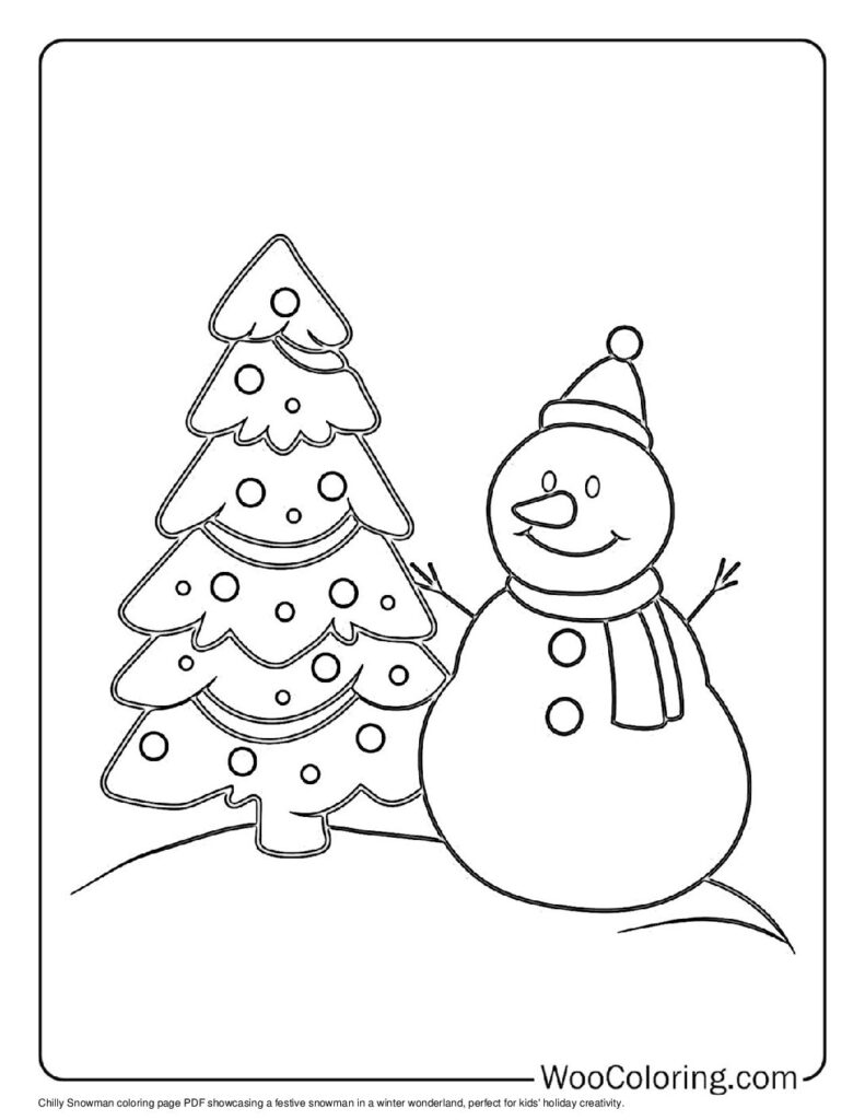100  Snowman coloring pages  Free PDF To Print  - 77