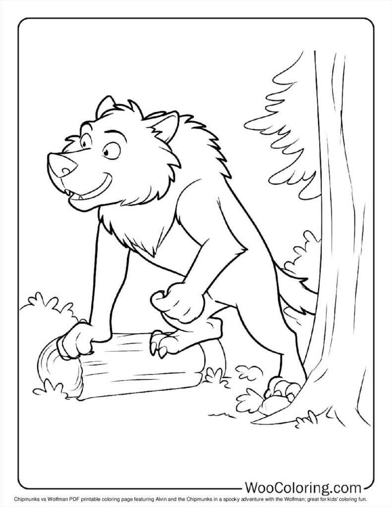 100  Werewolf coloring pages  Free PDF To Print  - 54