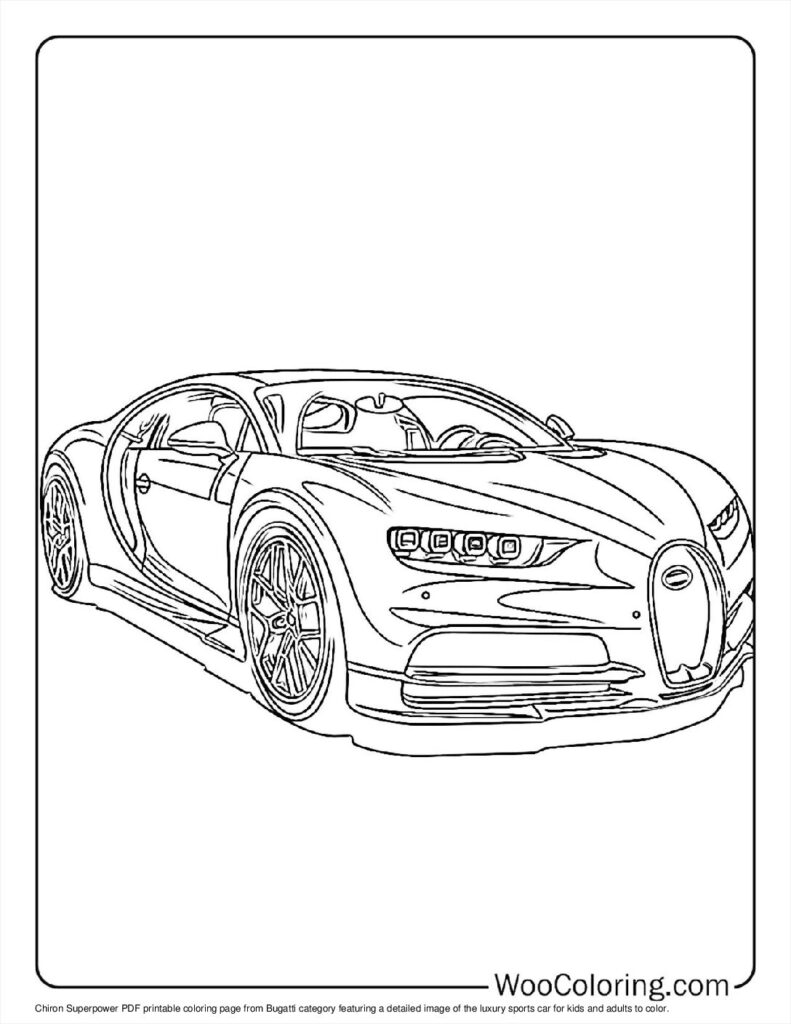 100  Bugatti coloring pages  Free PDF To Print  - 16