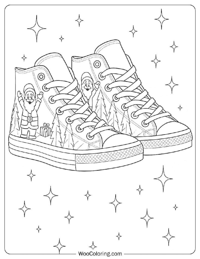 36 Shoe Coloring Pages  Free PDF To Print  - 97