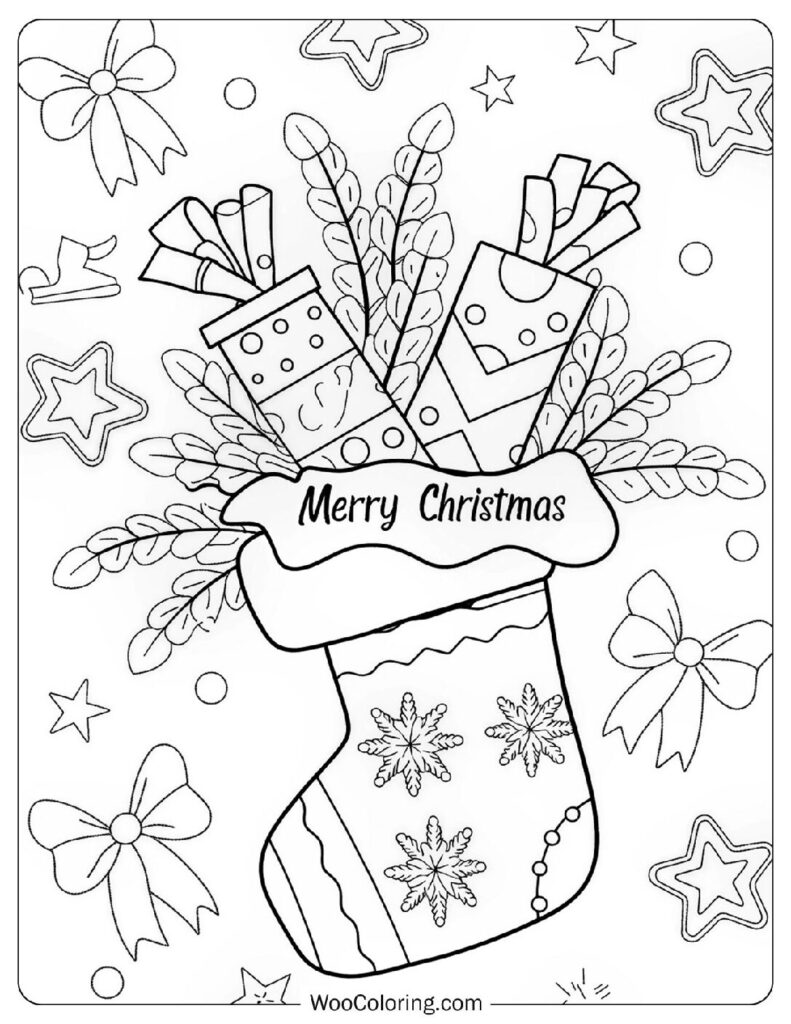 1 500 Christmas Coloring Pages  Free PDF To Print  - 92