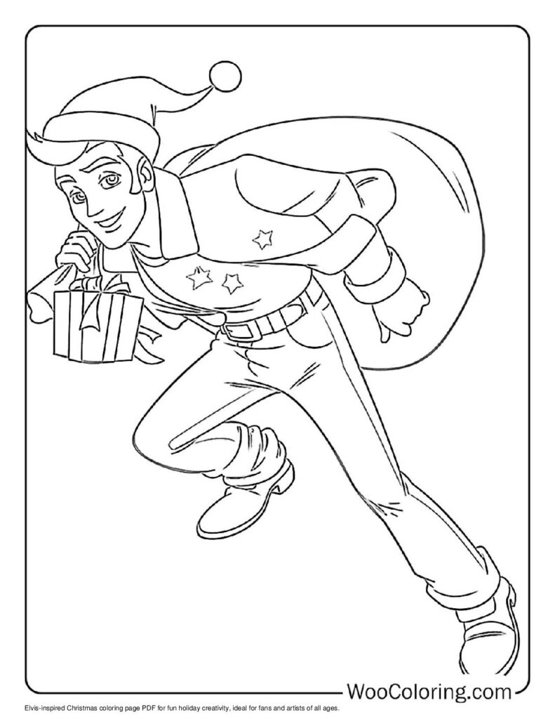 100  Elvis coloring pages  Free PDF To Print  - 38