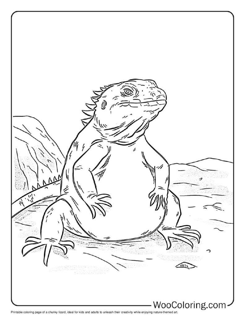 100  Lizard coloring pages  Free PDF To Print  - 46