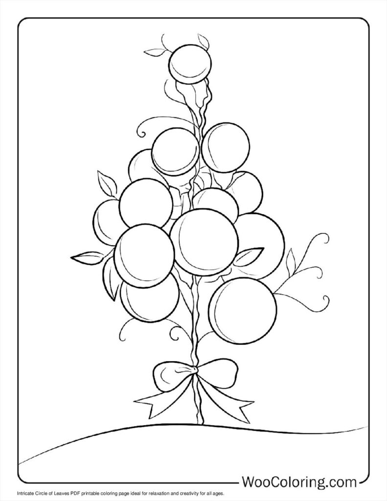 100  Leaf coloring pages  Free PDF To Print  - 53