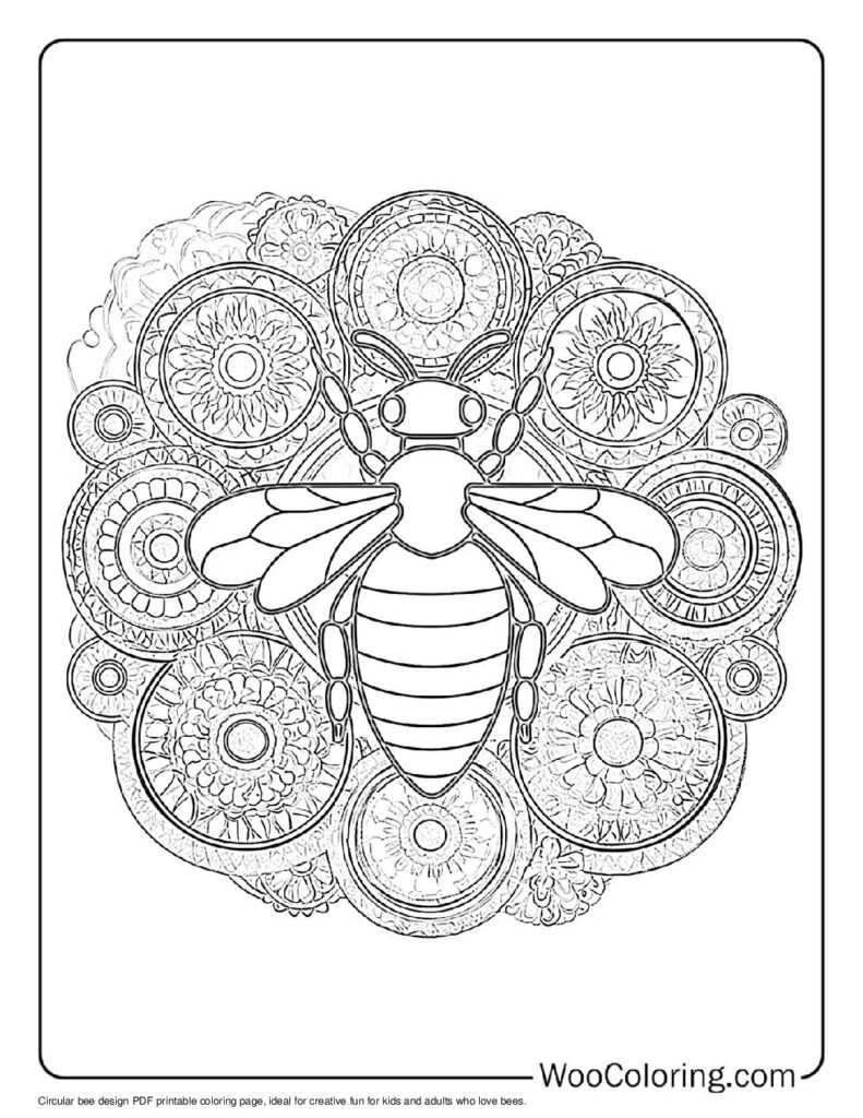 Circular Bee Design