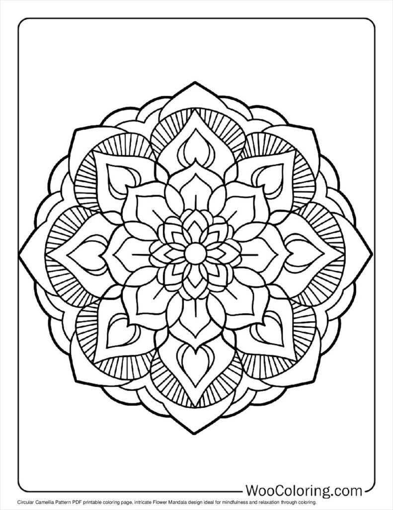 100  Flower Mandala coloring pages  Free PDF To Print  - 85