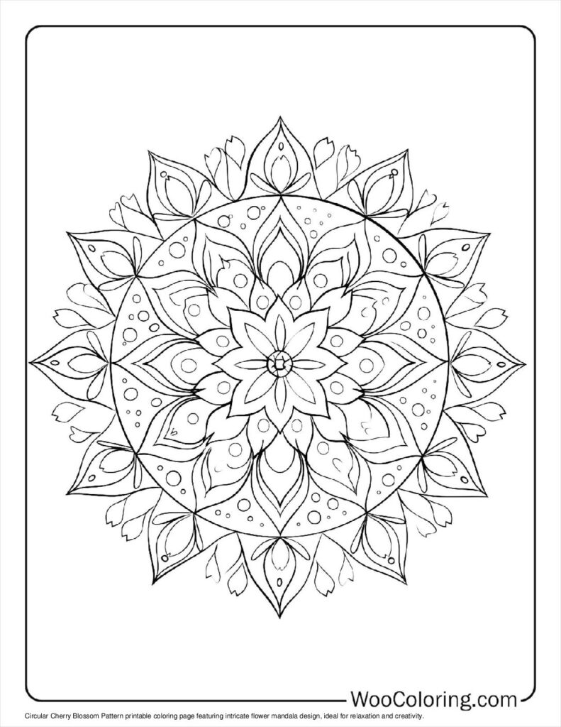 100  Flower Mandala coloring pages  Free PDF To Print  - 10
