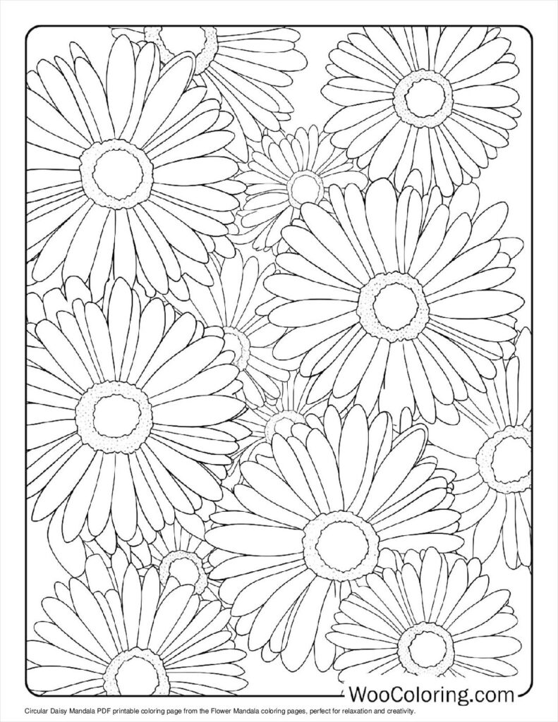 100  Flower Mandala coloring pages  Free PDF To Print  - 89