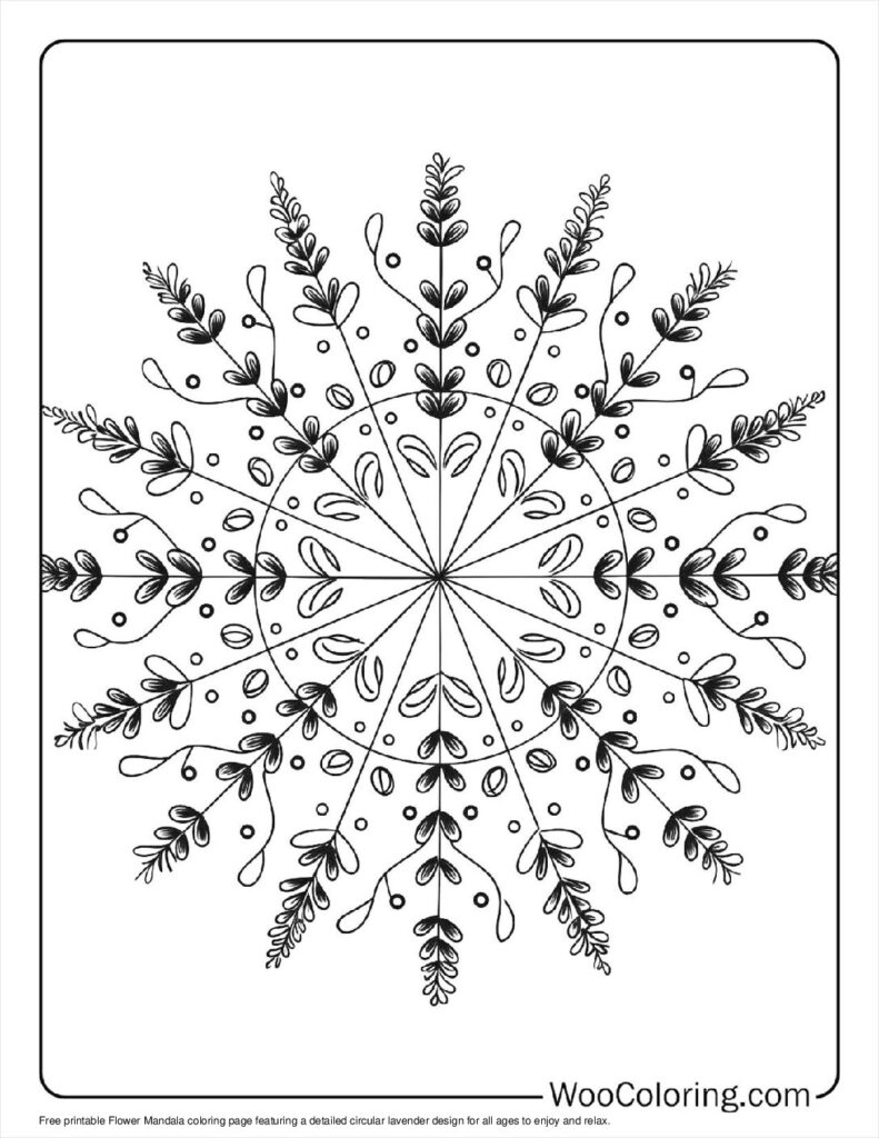 100  Flower Mandala coloring pages  Free PDF To Print  - 32