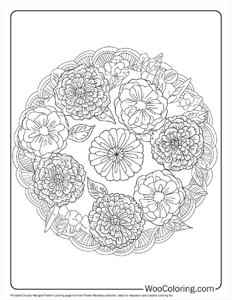 100  Flower Mandala coloring pages  Free PDF To Print  - 60