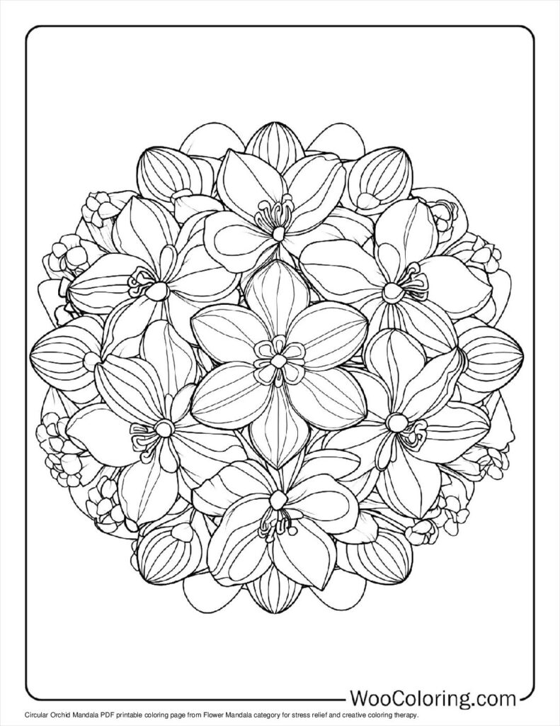 100  Flower Mandala coloring pages  Free PDF To Print  - 29