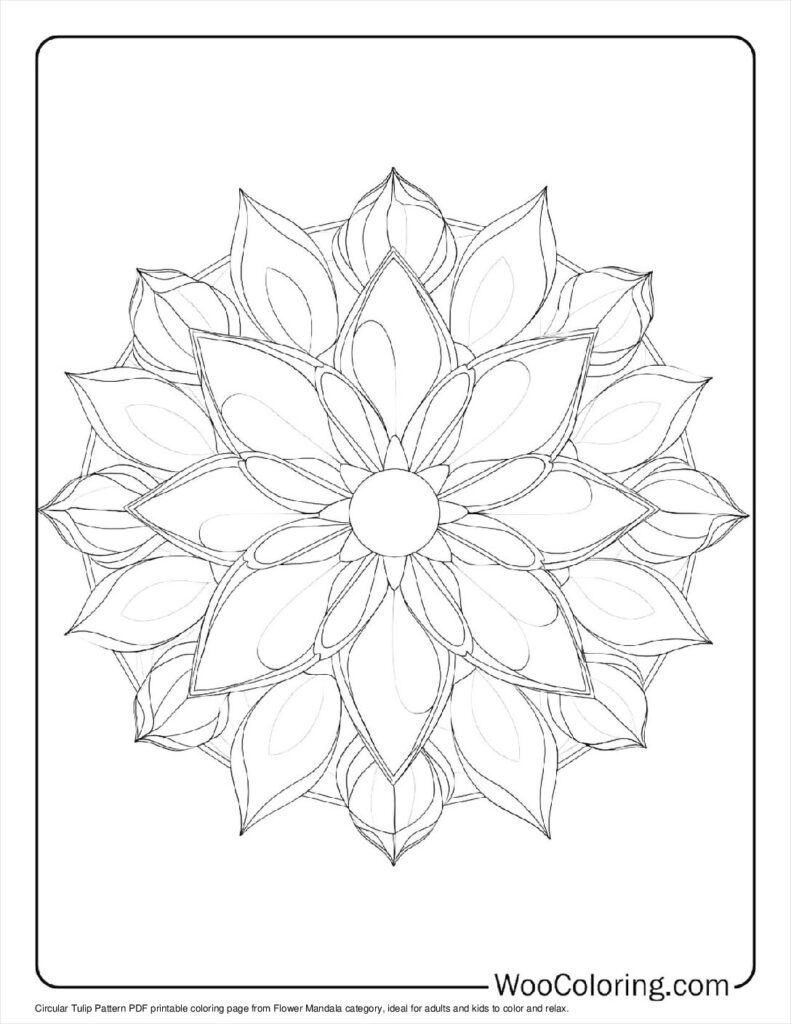 100  Flower Mandala coloring pages  Free PDF To Print  - 67