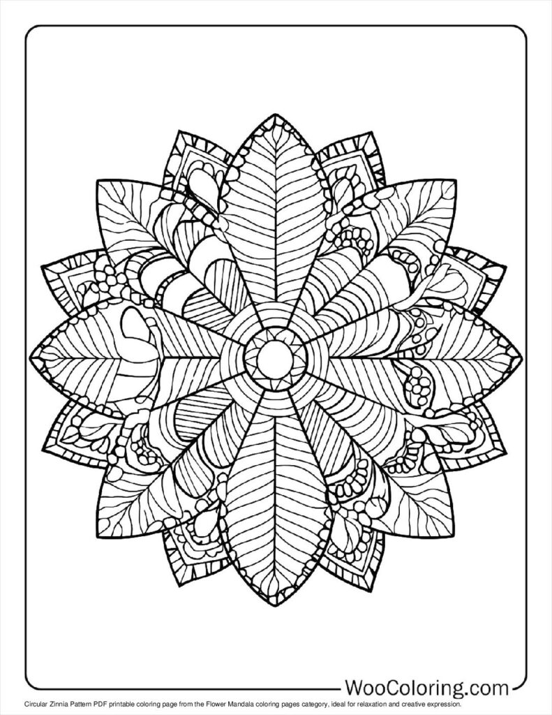 100  Flower Mandala coloring pages  Free PDF To Print  - 69