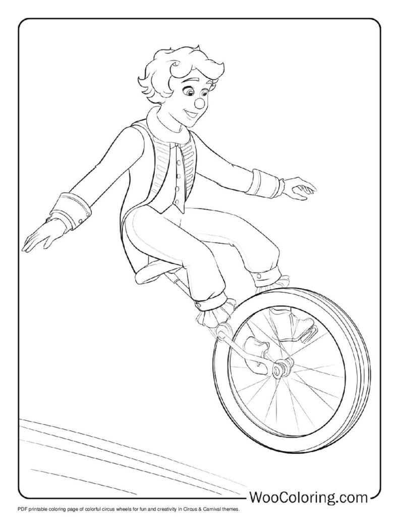 100  Circus   Carnival coloring pages  Free PDF To Print  - 2