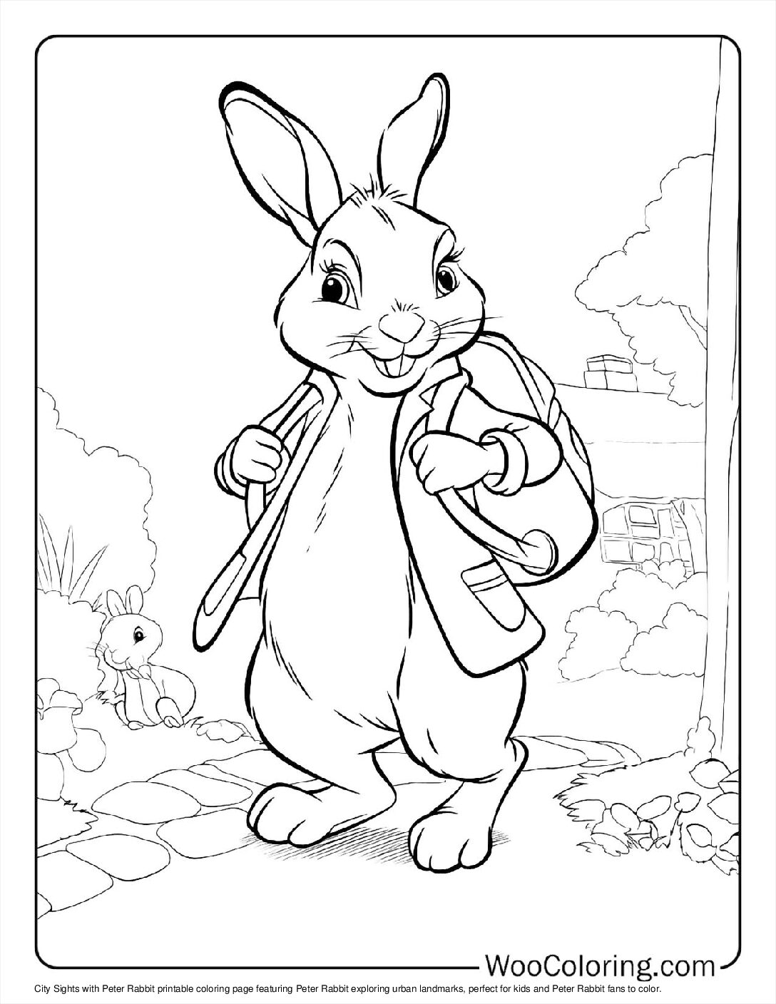 Original Peter Rabbit Coloring 100+ Peter Rabbit coloring pages (Free PDF To Print) | Woo Coloring