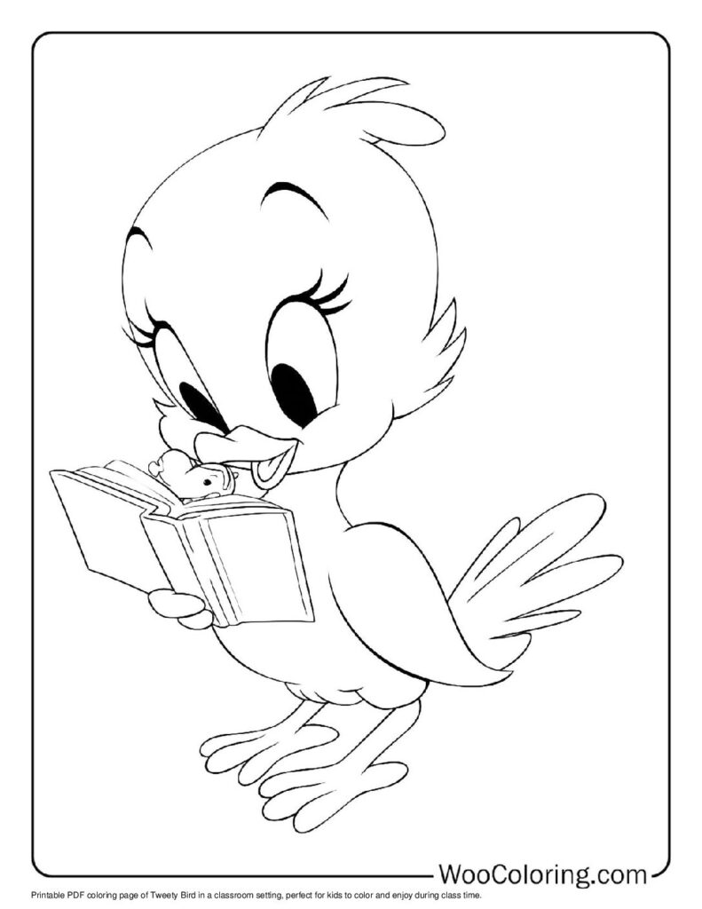 100  Tweety Bird coloring pages  Free PDF To Print  - 48