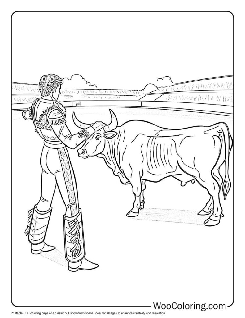 100  Bull coloring pages  Free PDF To Print  - 72