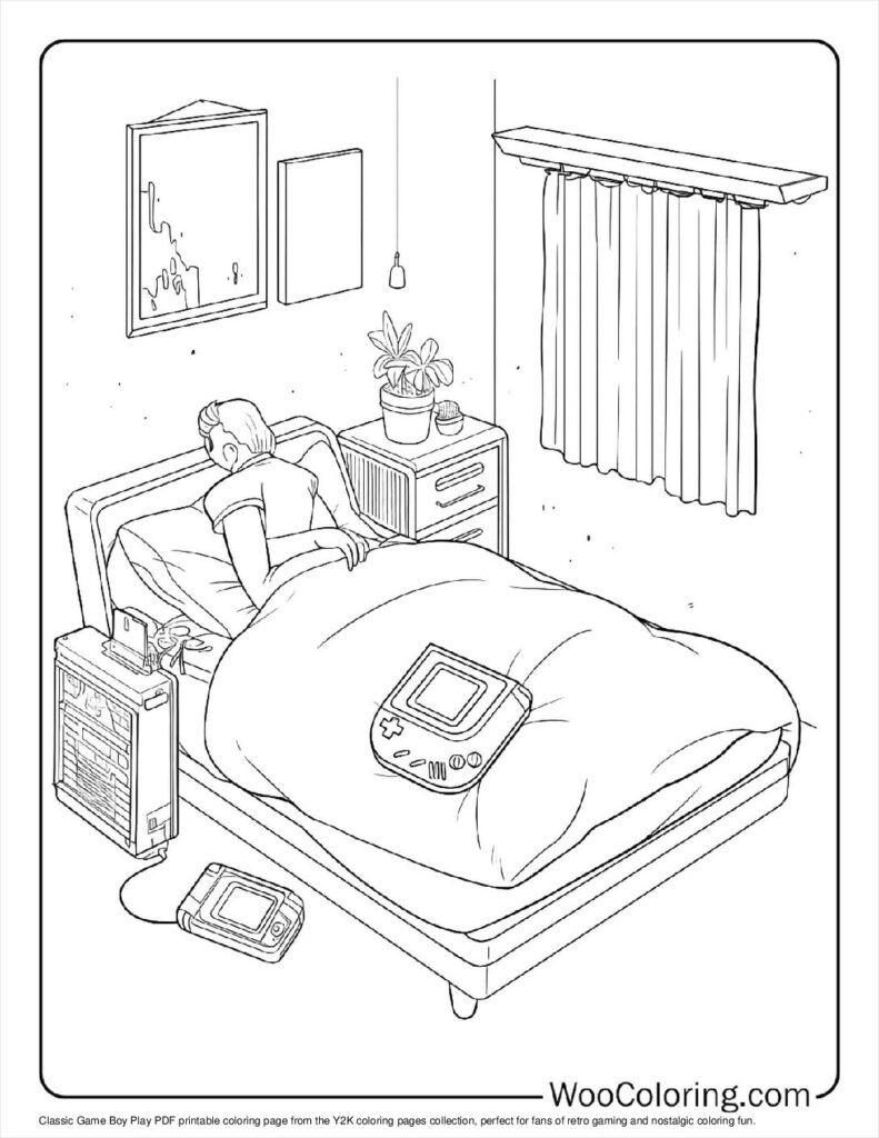 100  Y2K coloring pages  Free PDF To Print  - 14