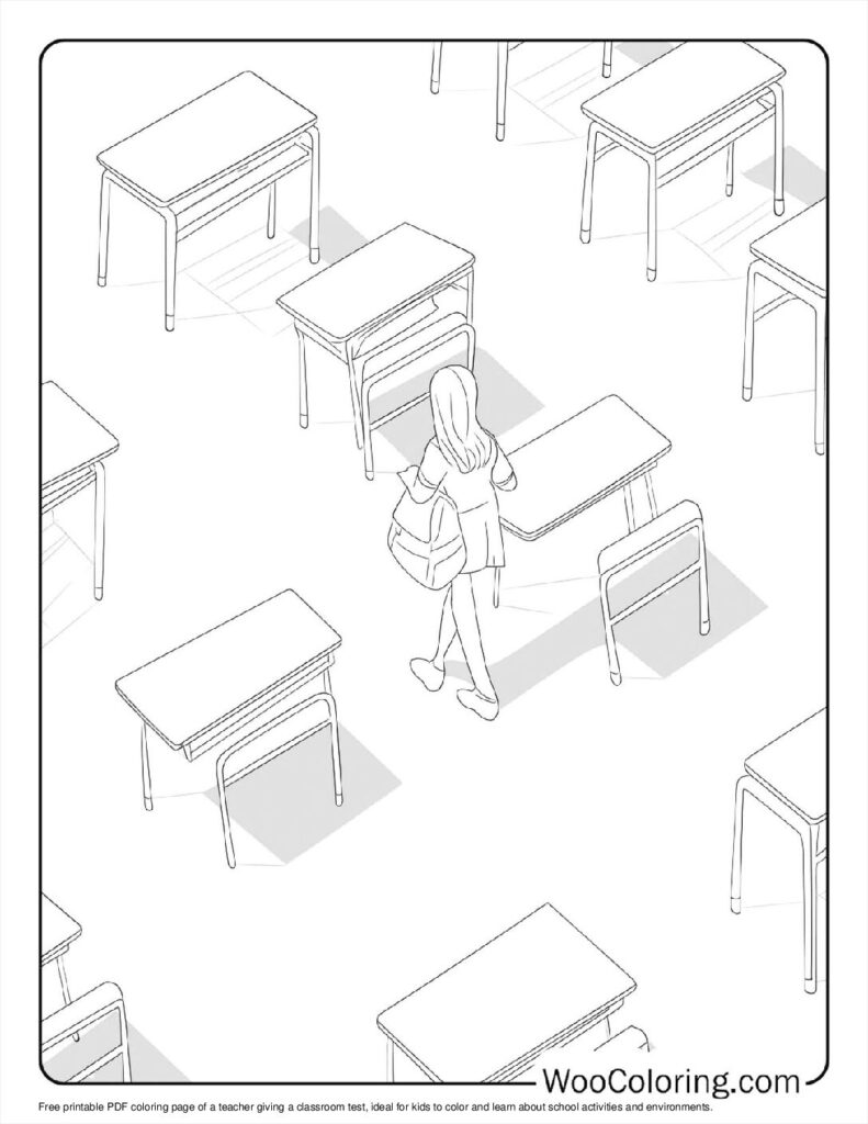 100  Teacher coloring pages  Free PDF To Print  - 98