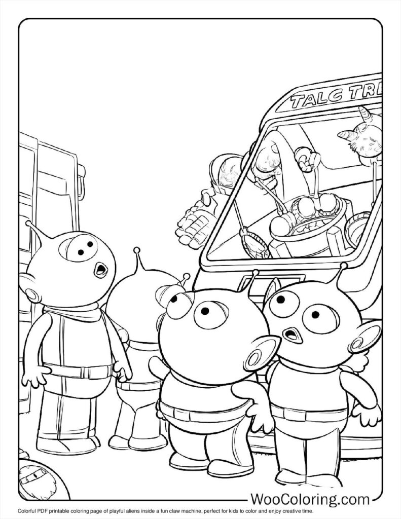 100  Alien coloring pages  Free PDF To Print  - 1