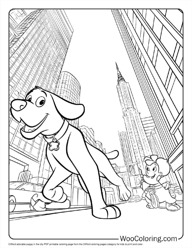 100  Clifford coloring pages  Free PDF To Print  - 55