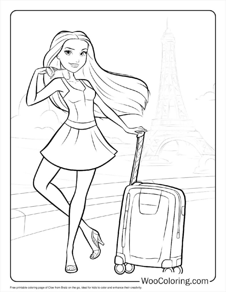 100  Bratz coloring pages  Free PDF To Print  - 75