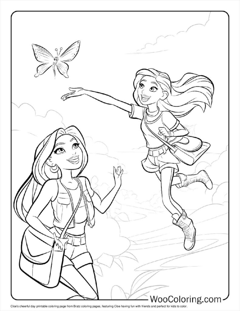 100  Bratz coloring pages  Free PDF To Print  - 21
