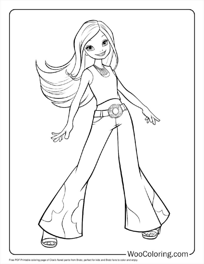 100  Bratz coloring pages  Free PDF To Print  - 43