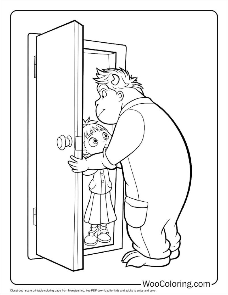 Closet door scare